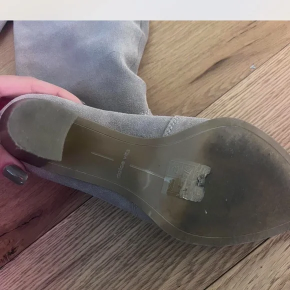 Dolce vita grey suede knee high boots - Picture 5 of 8